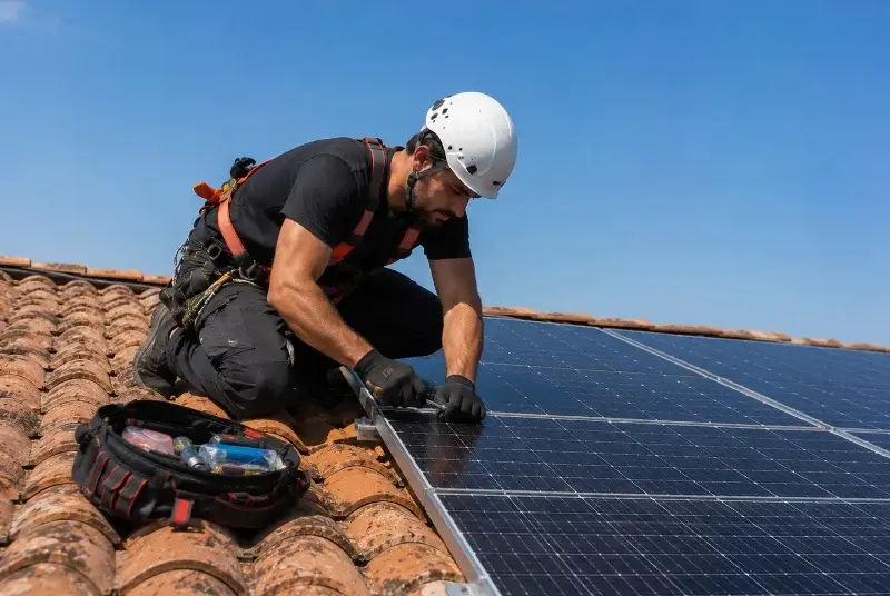 Maintenance et monitoring de panneaux solaires à Viols-le-Fort